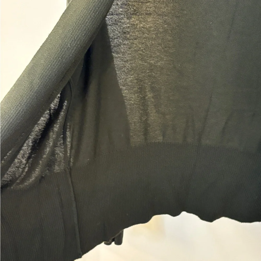 GAP Green Cardigan Sweater Wrap-Style Knit - Picture 6 of 9